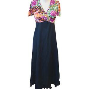 VTG 1970's maxi Festival dress Hippie core